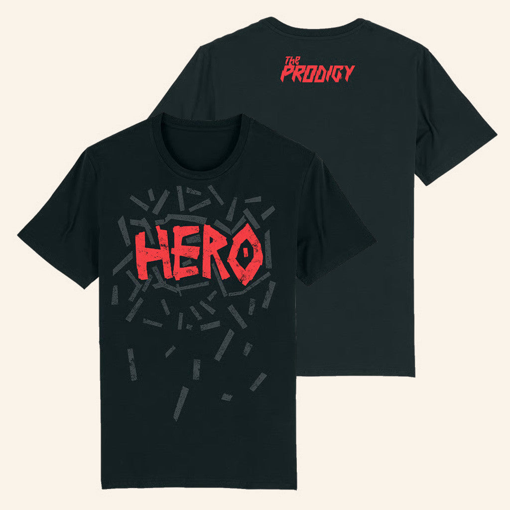 The Prodigy Merch Hero Black T-Shirt Gifts For Best Friends The Prodigy Merch Hero Black T-Shirt Gifts For Best Friends