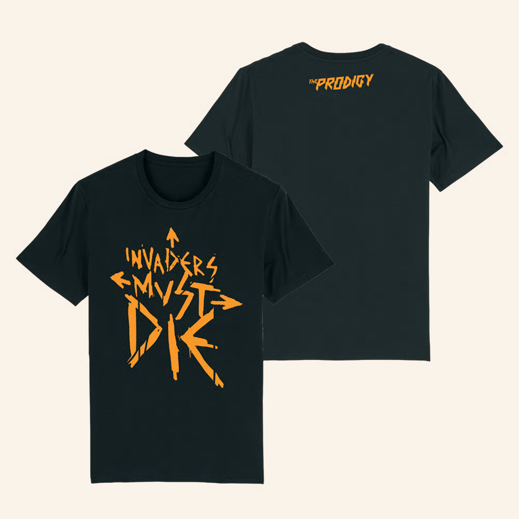 The Prodigy Merch Invaders Must Die Logo T-Shirt Xmas Gifts For Him