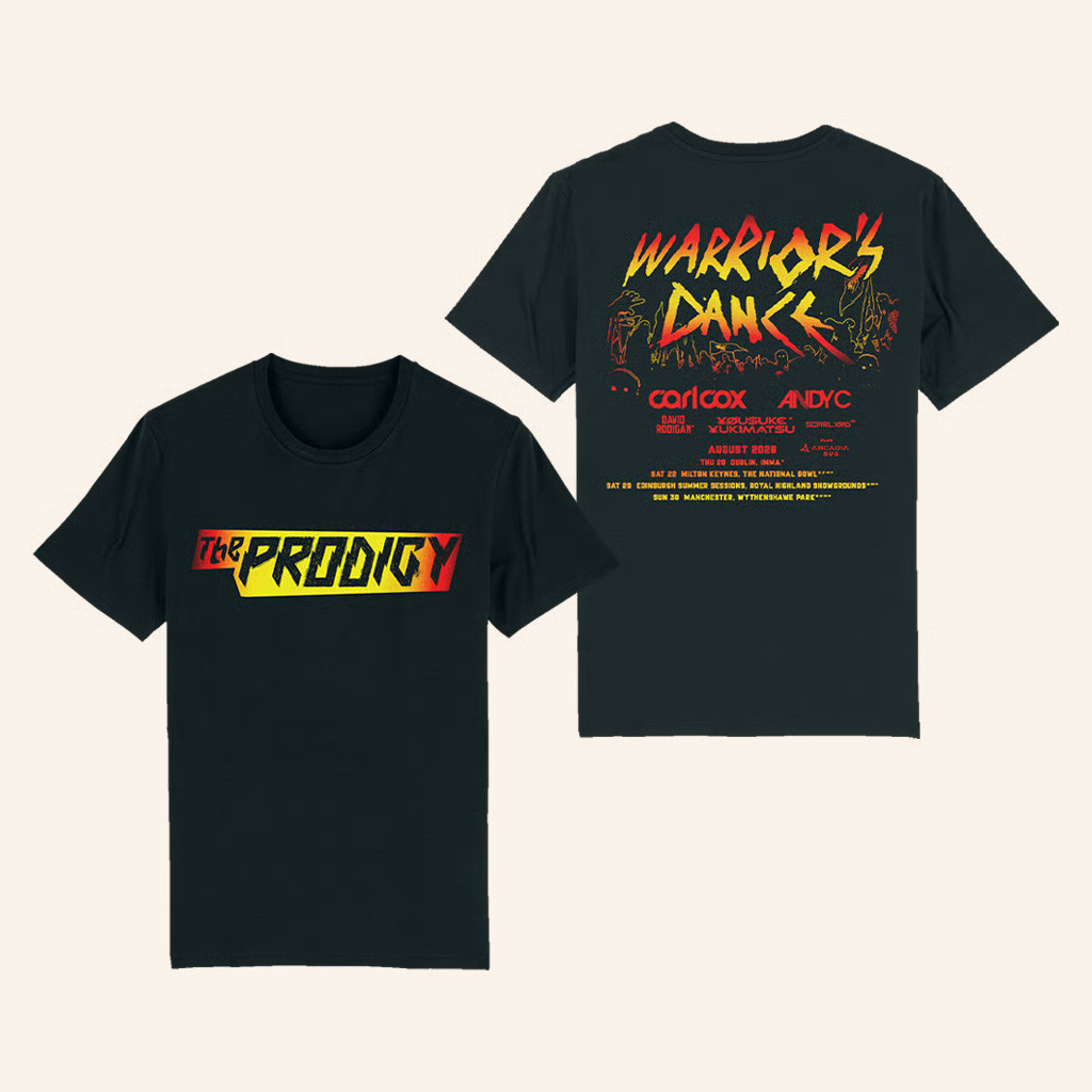 The Prodigy Merch Warrior's Dance 26 Logo T-Shirt Christmas Gift Ideas For Dad