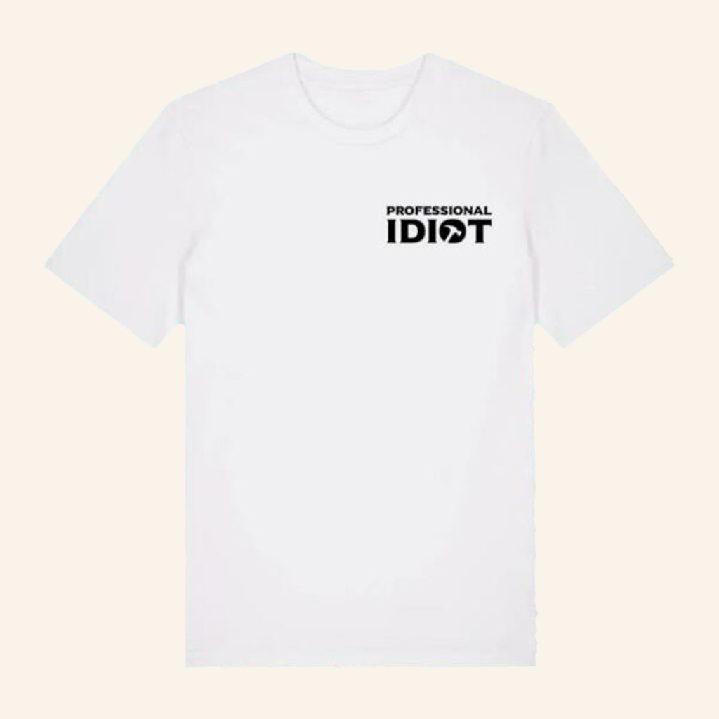 The Professional Idiots Merch Subtle White T-Shirt Husband Christmas Gift Ideas The Professional Idiots Merch Subtle White T-Shirt Husband Christmas Gift Ideas