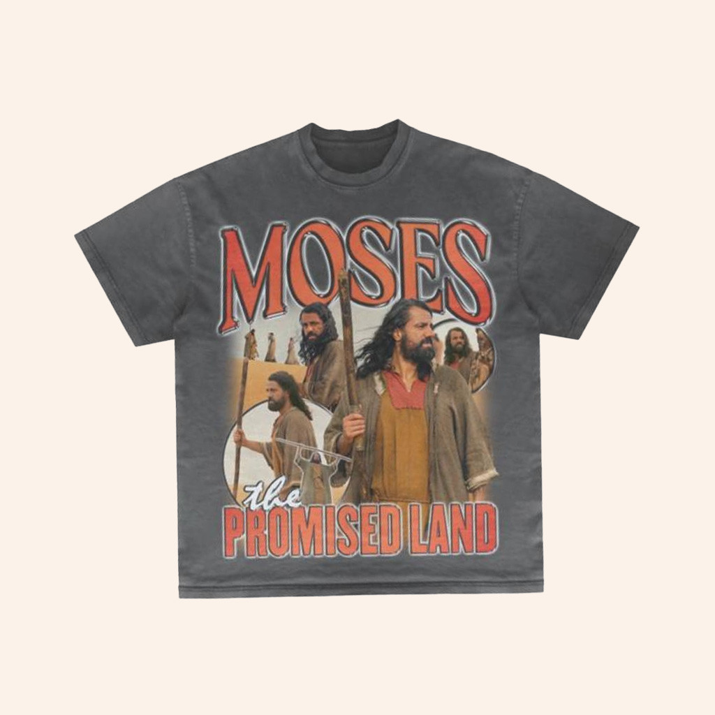The Promised Land Series Merch Moses Bootleg Rap T-Shirt Christmas Gift Ideas For Boyfriend The Promised Land Series Merch Moses Bootleg Rap T-Shirt Christmas Gift Ideas For Boyfriend