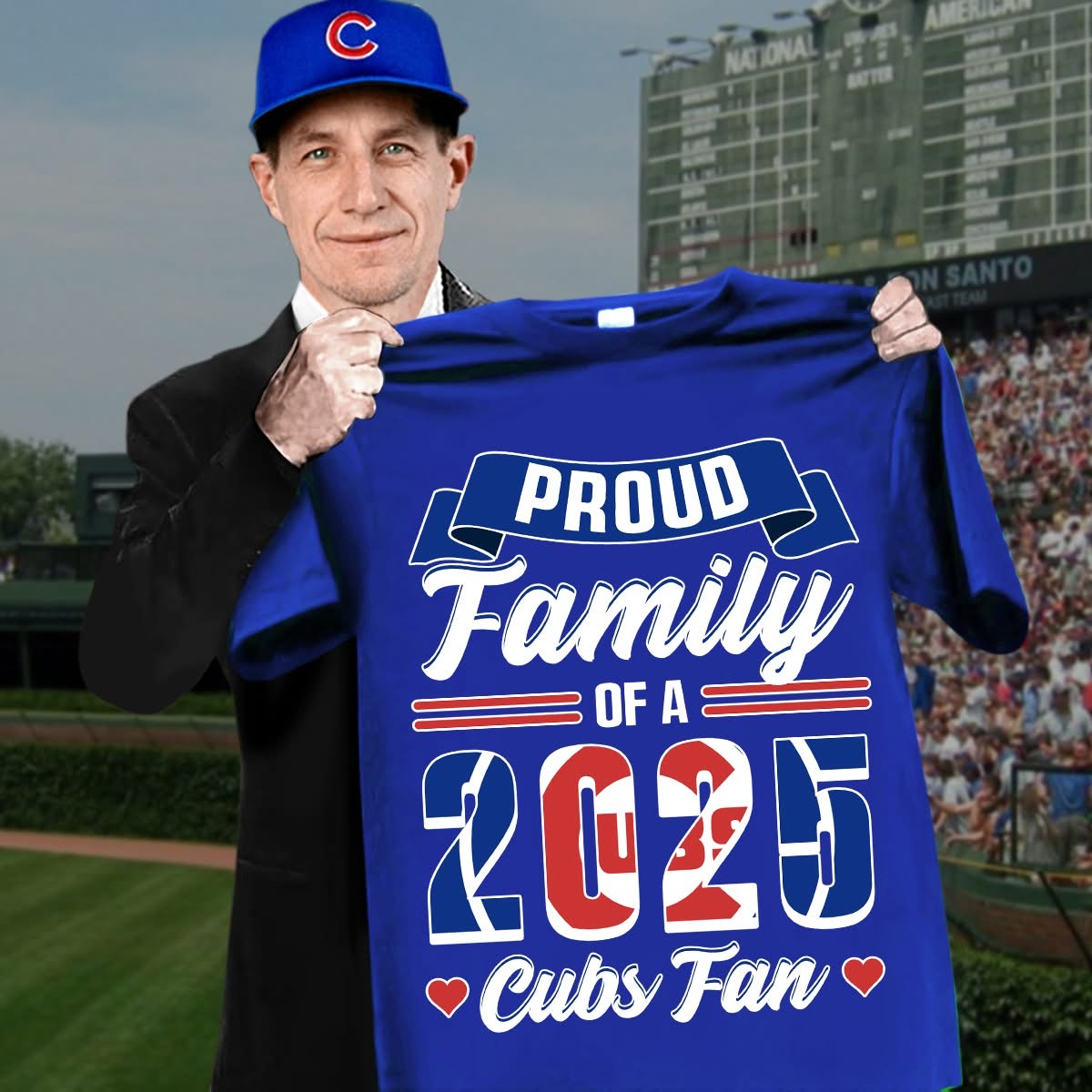 The Proud Family of a 2025 Cubs Fan T-Shirt Gift Ideas For Son