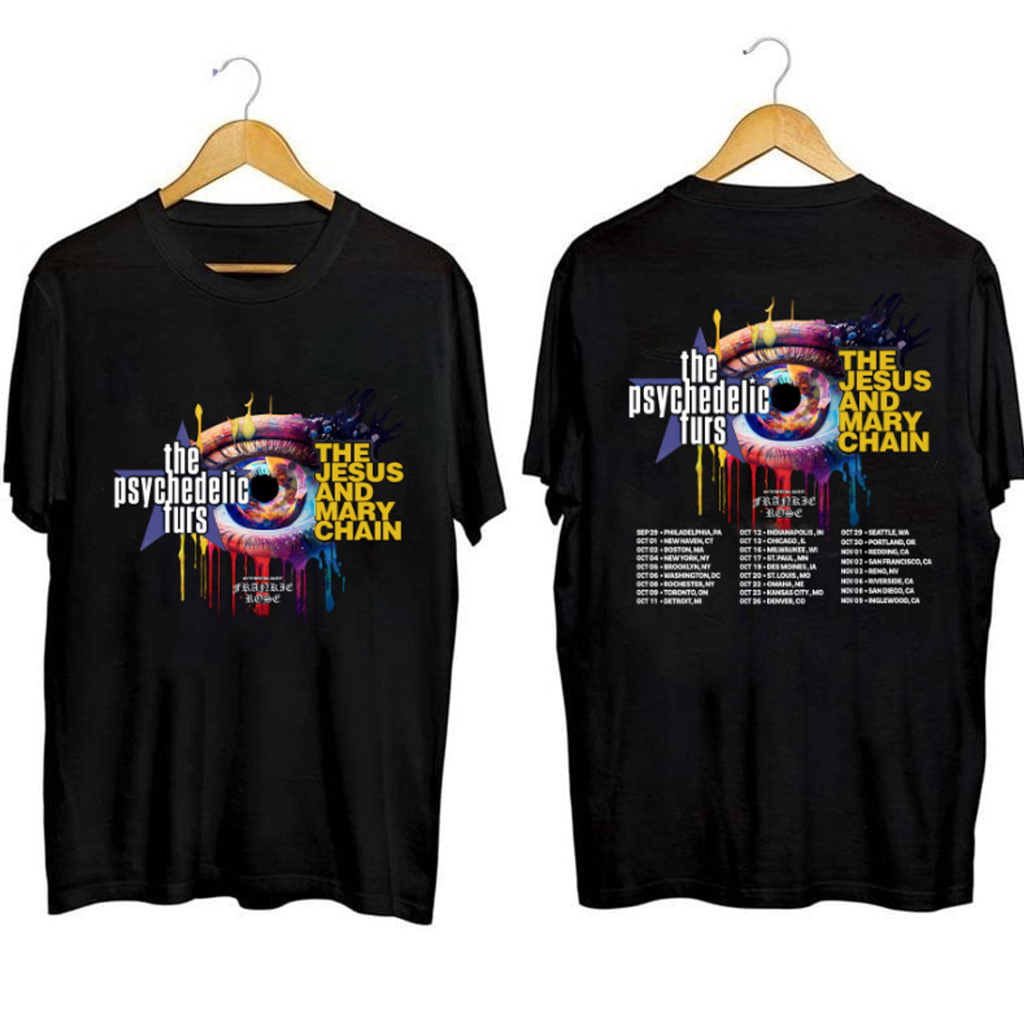 The Psychedelic Furs Tour 2024 Shirt The Psychedelic Furs Merch Present For Rock Fans
