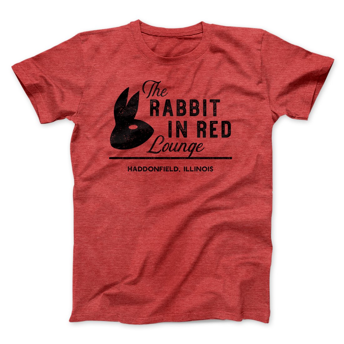 The Rabbit in Red Lounge Funny Movie Unisex T-Shirt Present For Friends