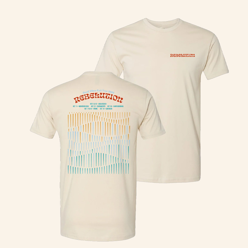 The Rebelution Merch 2025 GVCT Tour T-Shirt Christmas Presents For Him