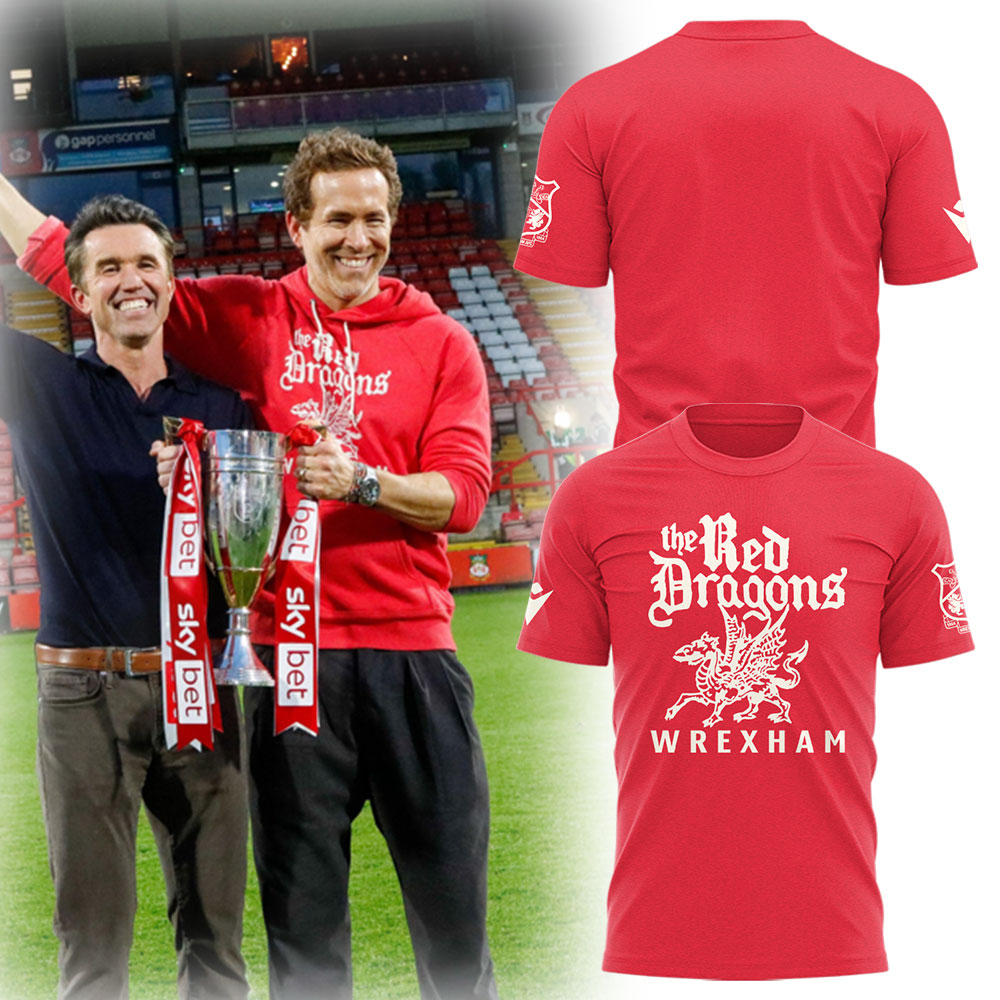 The Red Dragons Wrexham T-Shirt Gifts To Give Football Players