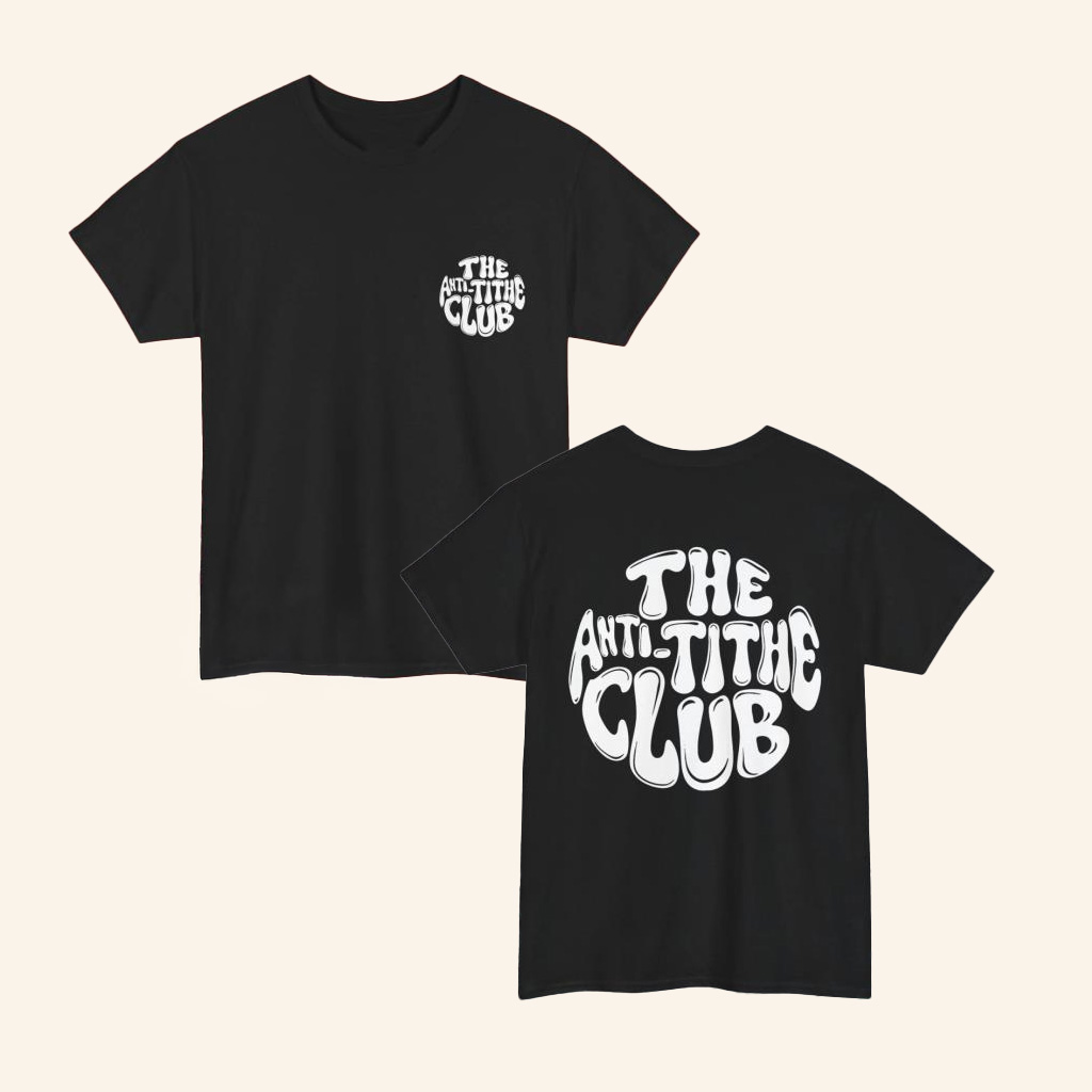 The Religion Business Merch Anti Tithe Tithe Club T-Shirt Gifts For Son