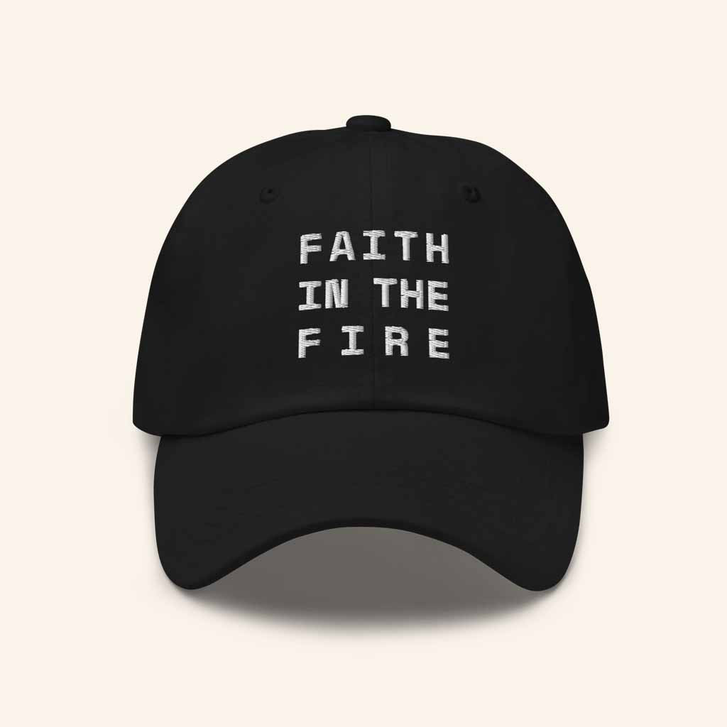 The Represent Embroidered Faith In The Fire Hat Gifts For Father The Represent Embroidered Faith In The Fire Hat Gifts For Father