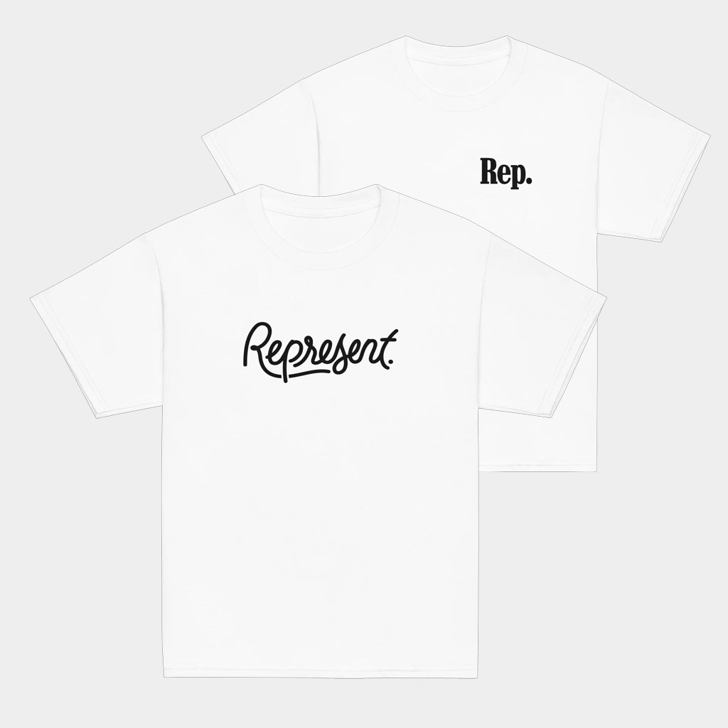 The Represent Merch Represent White T-Shirt Birthday Gift For Husband The Represent Merch Represent White T-Shirt Birthday Gift For Husband
