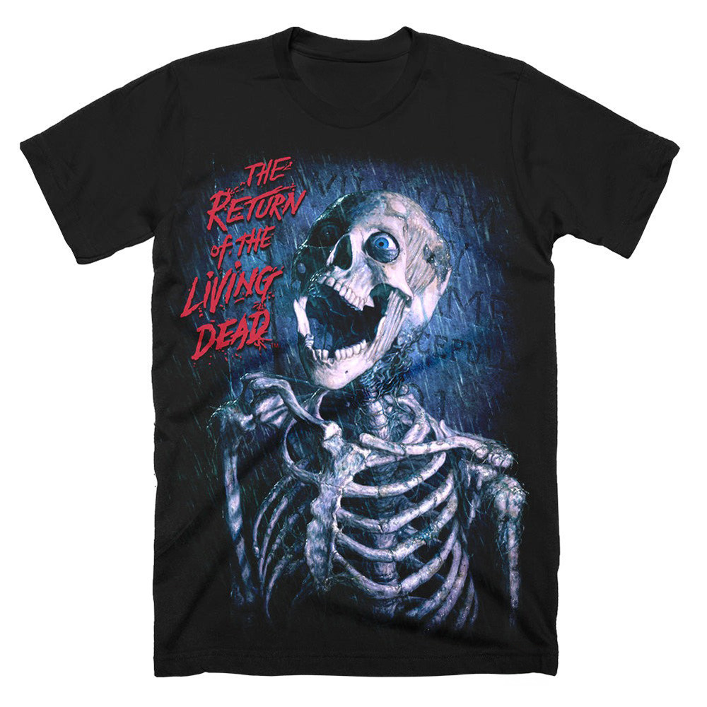 The Return Of The Living Dead Who Cares T-Shirt Merchandise Skeleton Horror Film Fan Gifts