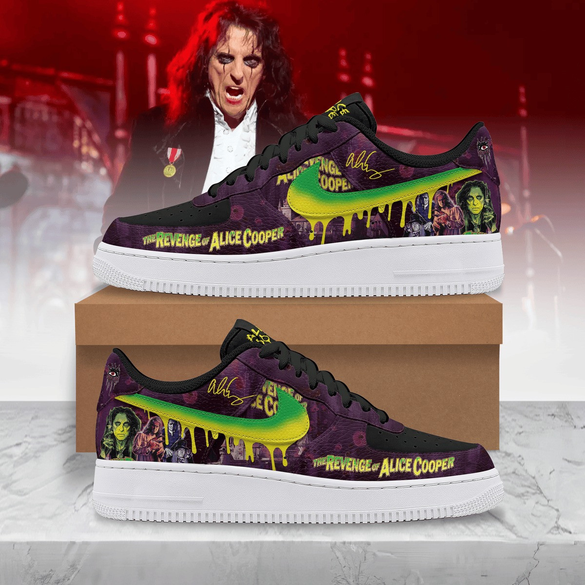 The Revenge Of Alice Cooper Band AF1 Shoes Good Gift For Dad