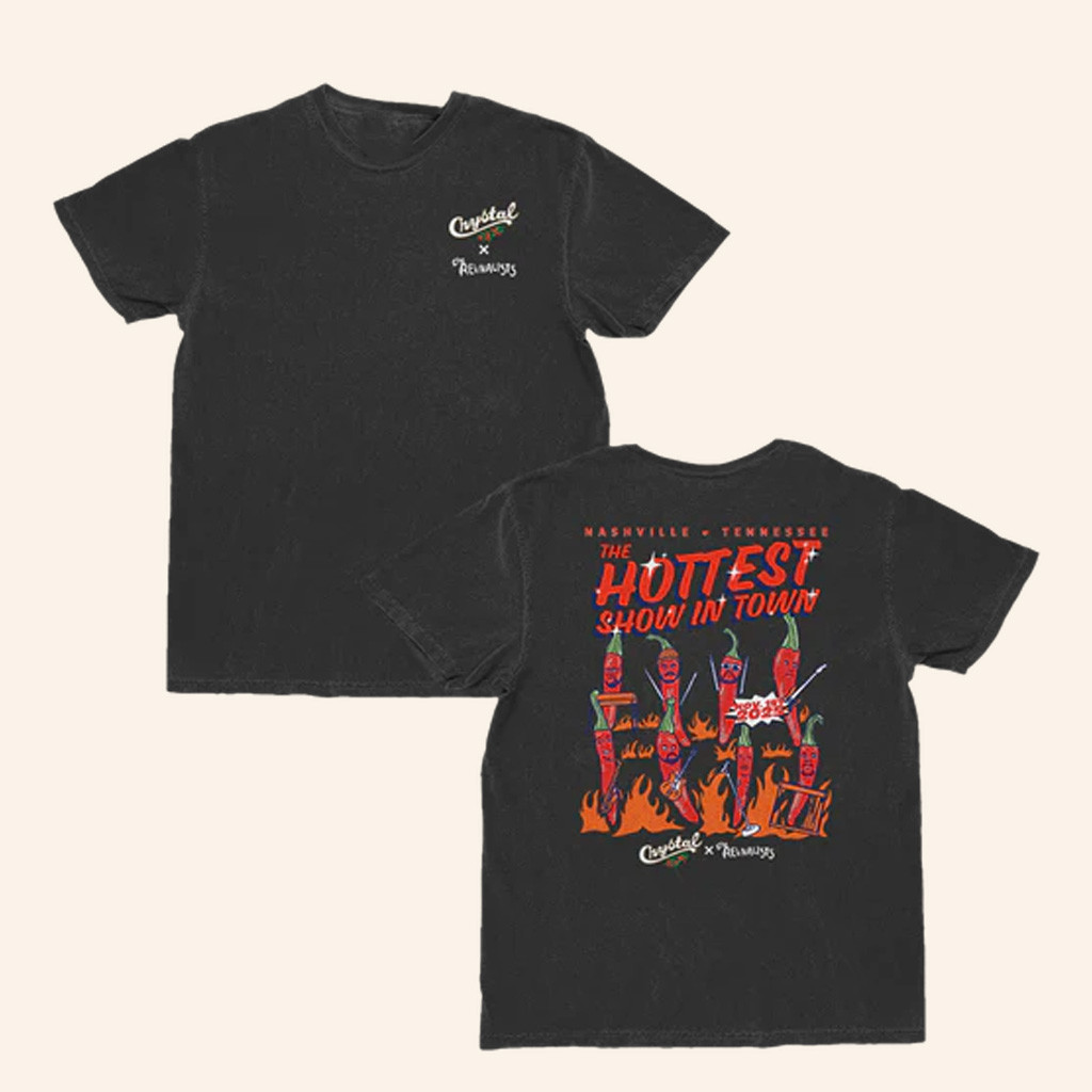 The Revivalists Merch Crystal Hot Sauce T-Shirt Christmas Presents For Rock Fans