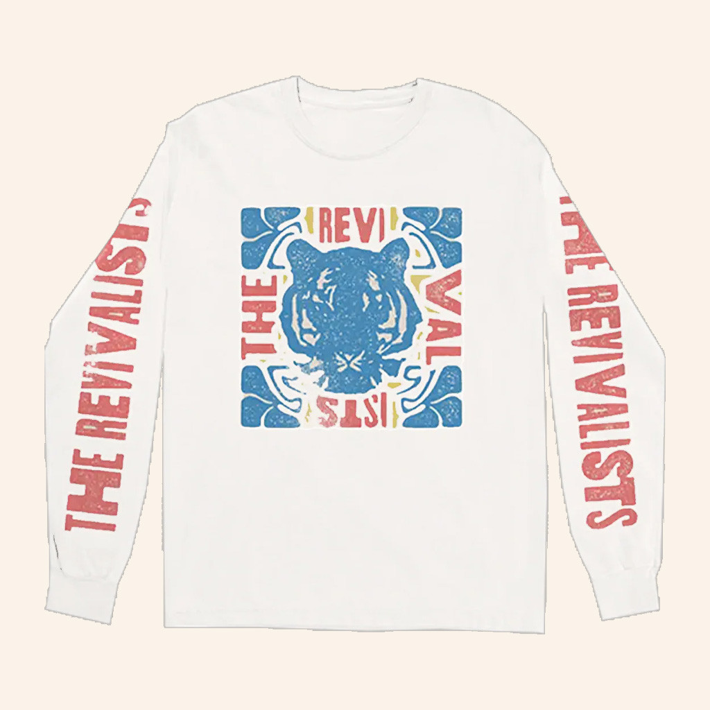 The Revivalists Merch Year Of The Tiger Long Sleeve White T-Shirt Xmas Gifts For Him The Revivalists Merch Year Of The Tiger Long Sleeve White T-Shirt Xmas Gifts For Him