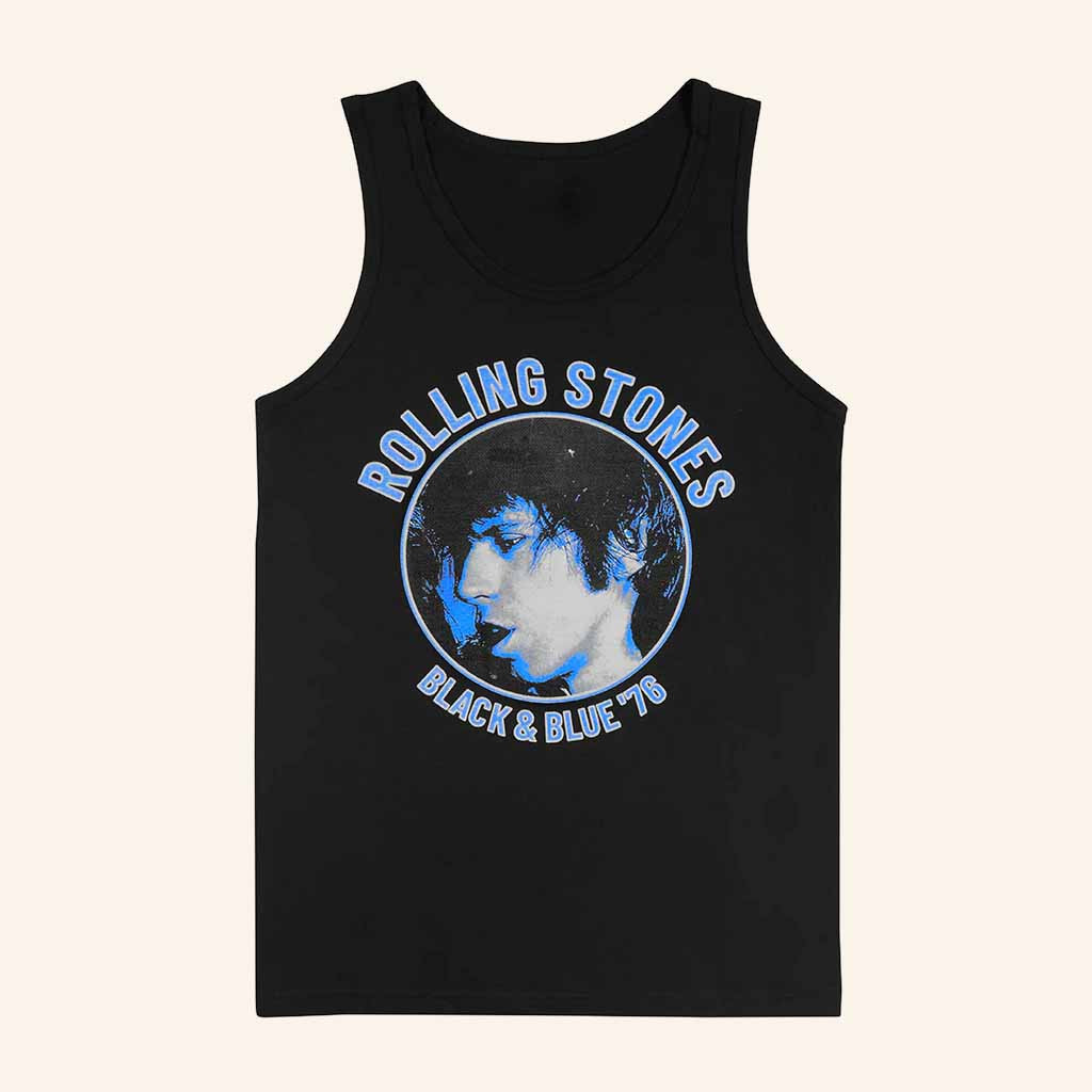 The Rolling Stones Merch Black And Blue Keith Richards Tank Top Music Lover Gifts For Him The Rolling Stones Merch Black And Blue Keith Richards Tank Top Music Lover Gifts For Him