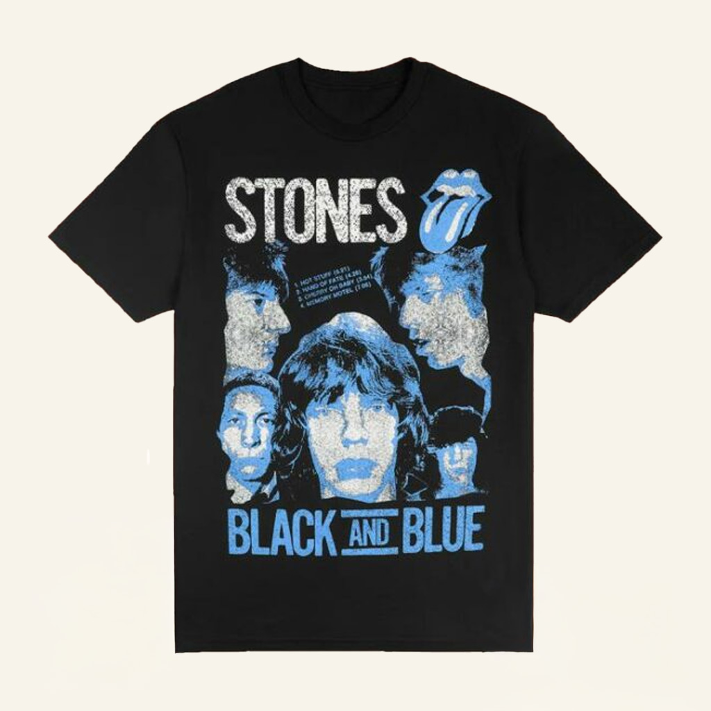 The Rolling Stones Merch Black And Blue Shirt Presents For Rock Music Lovers The Rolling Stones Merch Black And Blue Shirt Presents For Rock Music Lovers