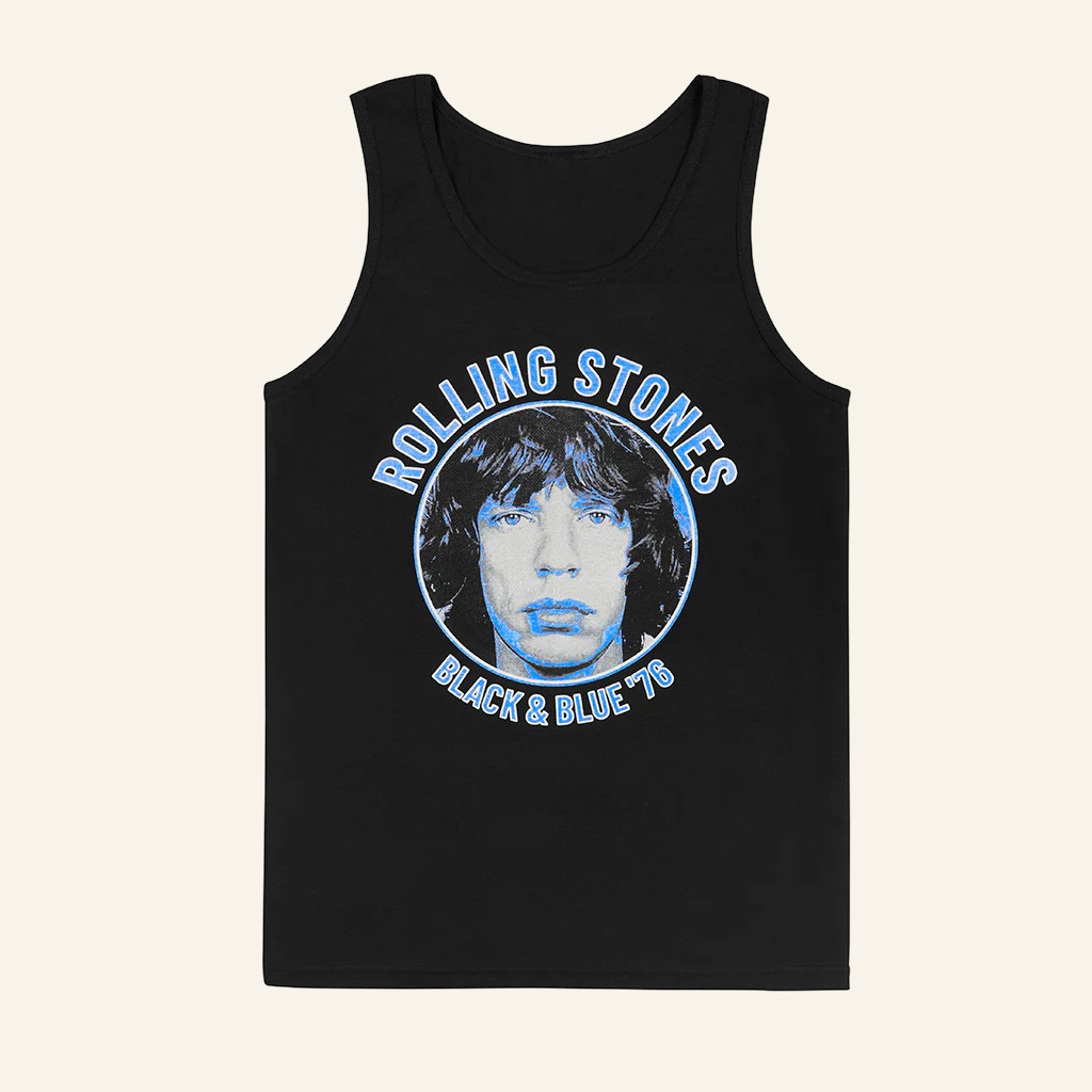 The Rolling Stones Merch Black And Blue Tank Top Music Lover Gifts For Him The Rolling Stones Merch Black And Blue Tank Top Music Lover Gifts For Him