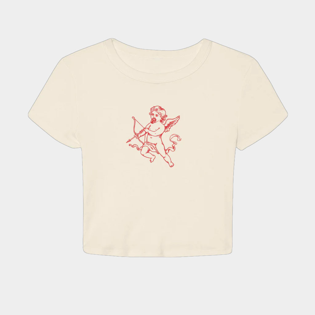 The Rolling Stones Merch Cherub Valentines Baby Tee Birthday Gift For Her