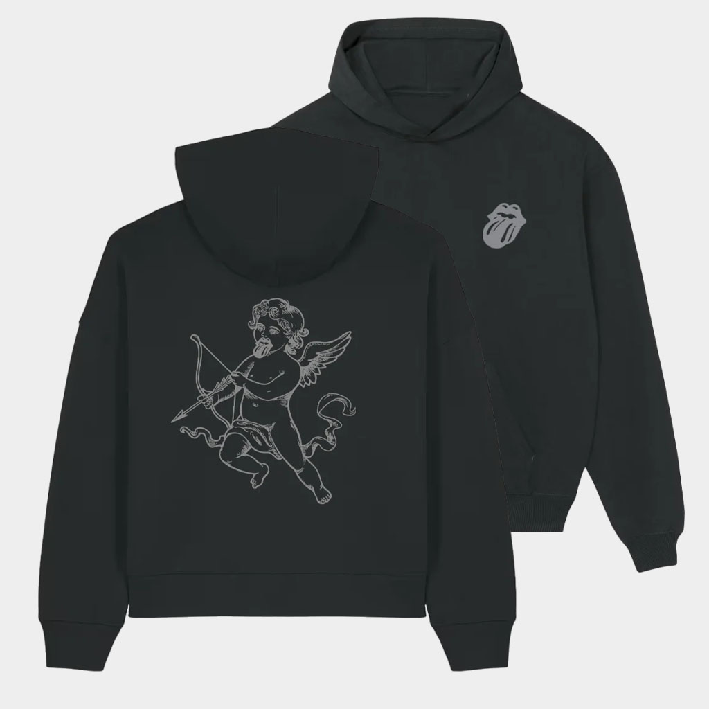 The Rolling Stones Merch Cherub Valentines Hoodie Gifts For Rock Band Fans