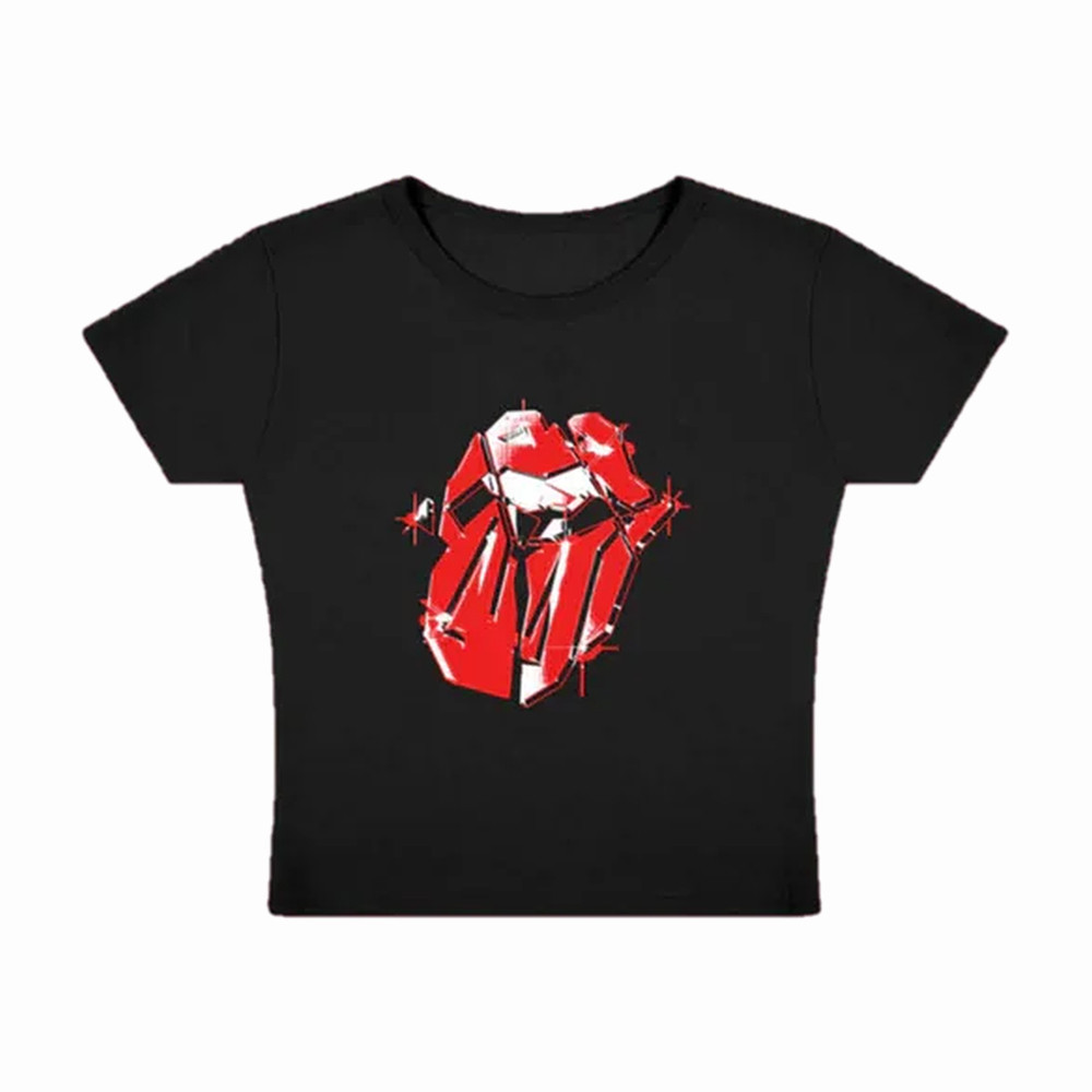 The Rolling Stones Merch Sparkle Tongue Baby Tee Best Gift For The Rolling Stones Fans