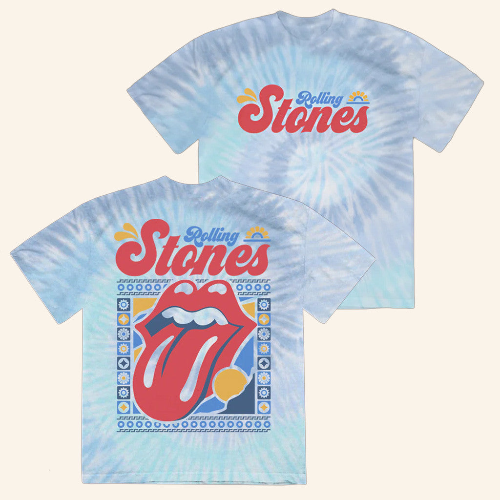 The Rolling Stones Merch Tie Dye Summer T-Shirt Gifts For Her The Rolling Stones Merch Tie Dye Summer T-Shirt Gifts For Her