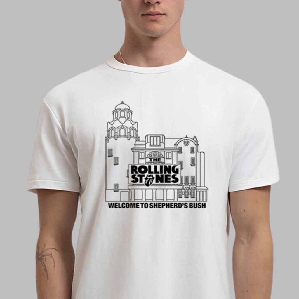 The Rolling Stones Welcome To Shepherd's Bush T-Shirt Rolling Stones Merch Gifts For Him The Rolling Stones Welcome To Shepherd's Bush T-Shirt Rolling Stones Merch Gifts For Him