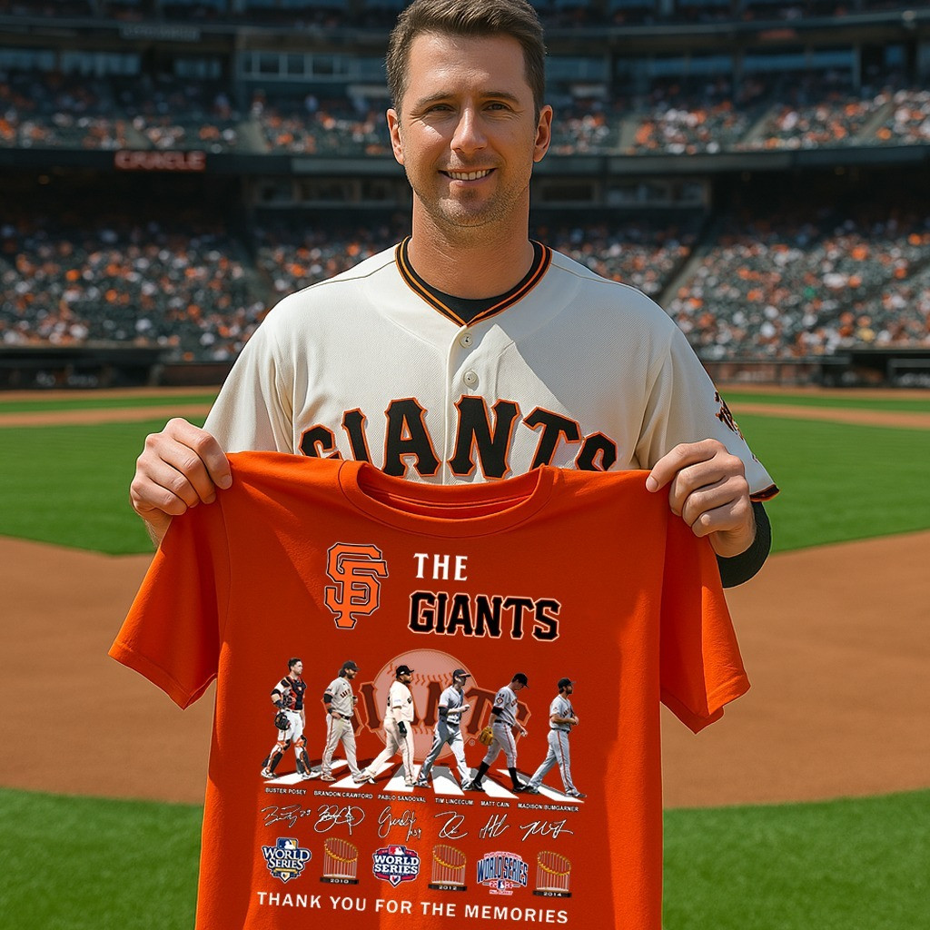The San Francisco Giants T-Shirt Signature Thank You For The Memories Fan Merch Gift Ideas