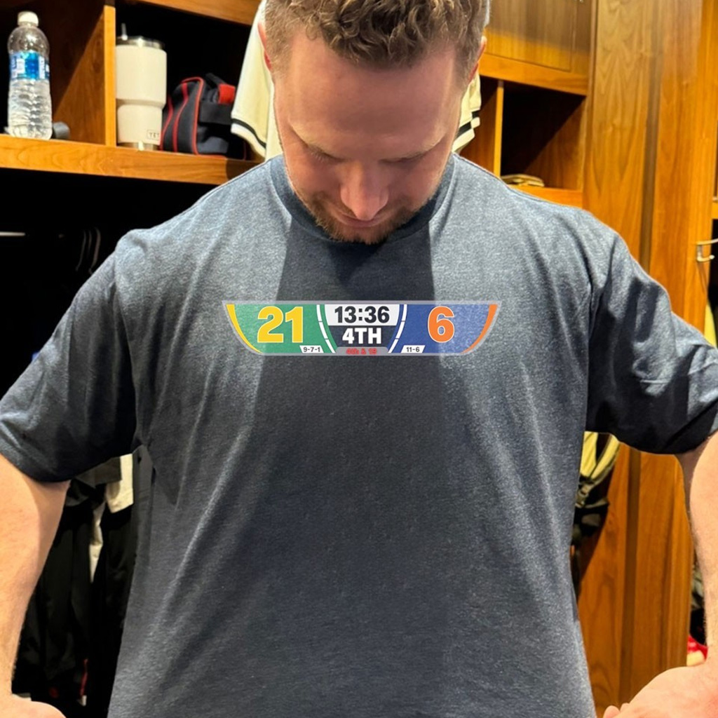 The Scoreboard Packers 21-6 Bears 4th And 19 NFC Wild Card 2026 Shirt Gifts For Football Fan