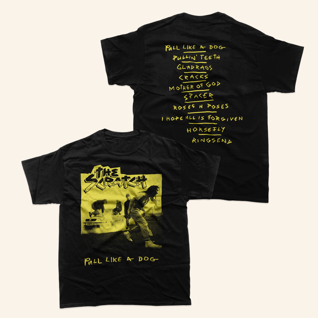 The Scratch Merch Pull Like A Dog Black T-Shirt Christmas Presents For Boyfriend