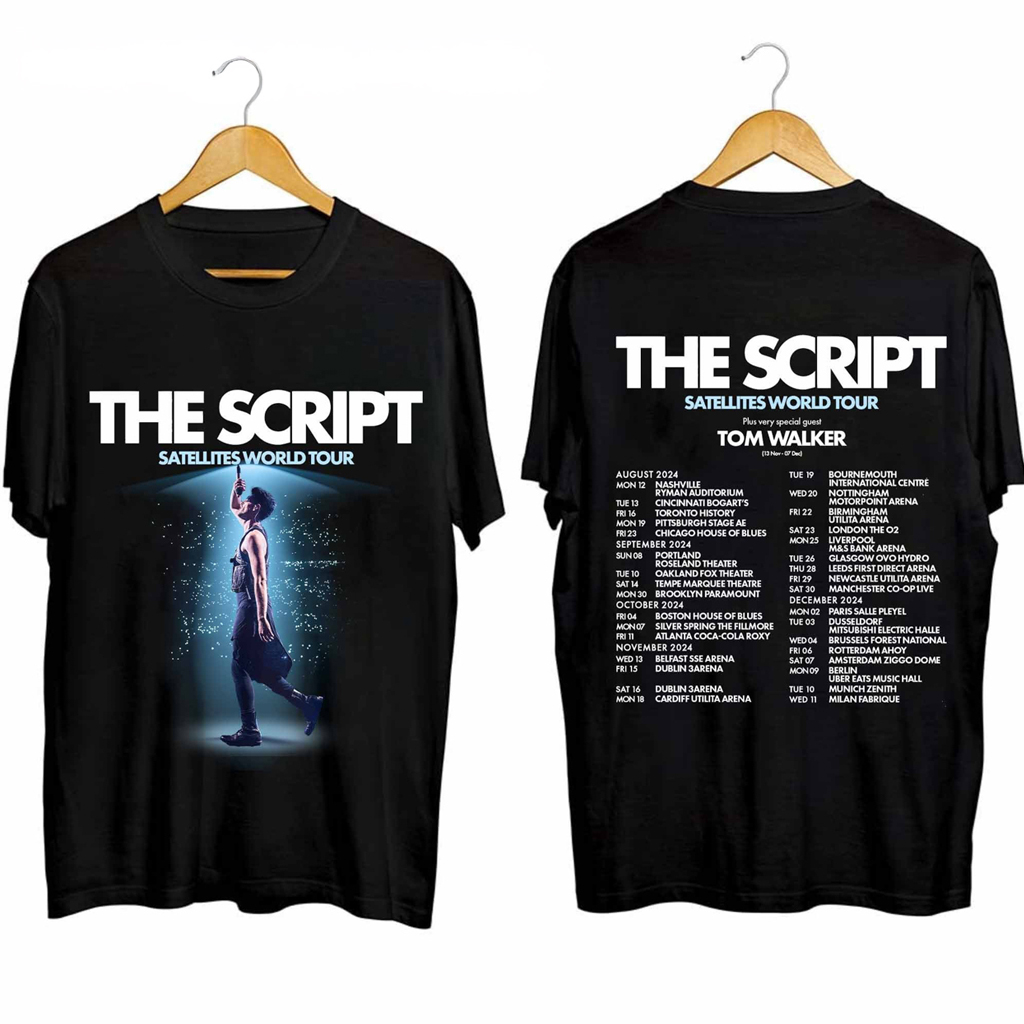 The Script Satellites World Tour Shirt The Script Merch Gifts For Pop Fans The Script Satellites World Tour Shirt The Script Merch Gifts For Pop Fans