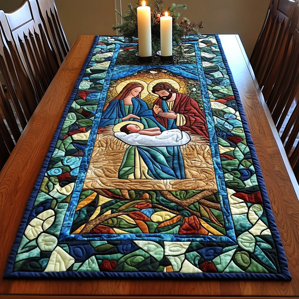 The Season The Reason Quilted Table Runner Dining Holiday Table Runner Christian Holiday Gifts For Family