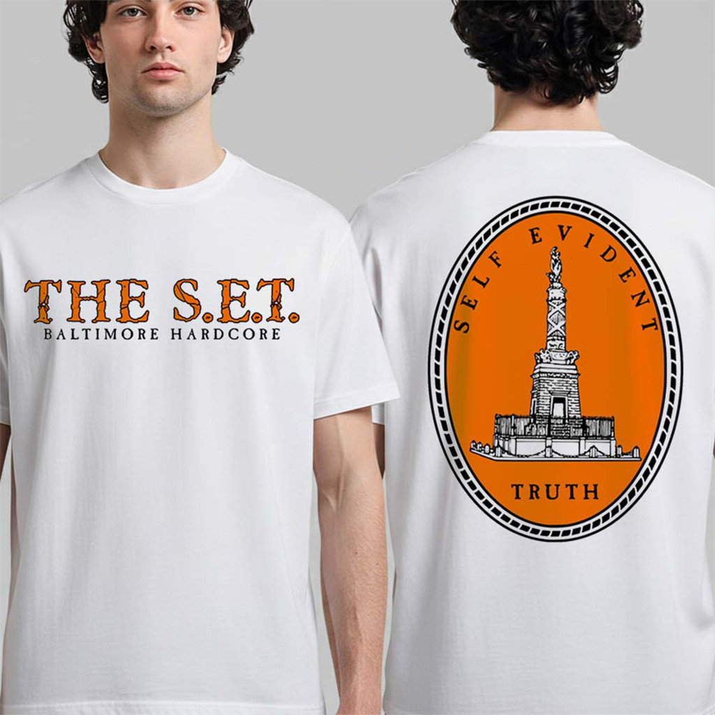 The SET Flatspot Records Self Evident Truth EP Merch Baltimore Hardcore T-Shirt Fan Merch