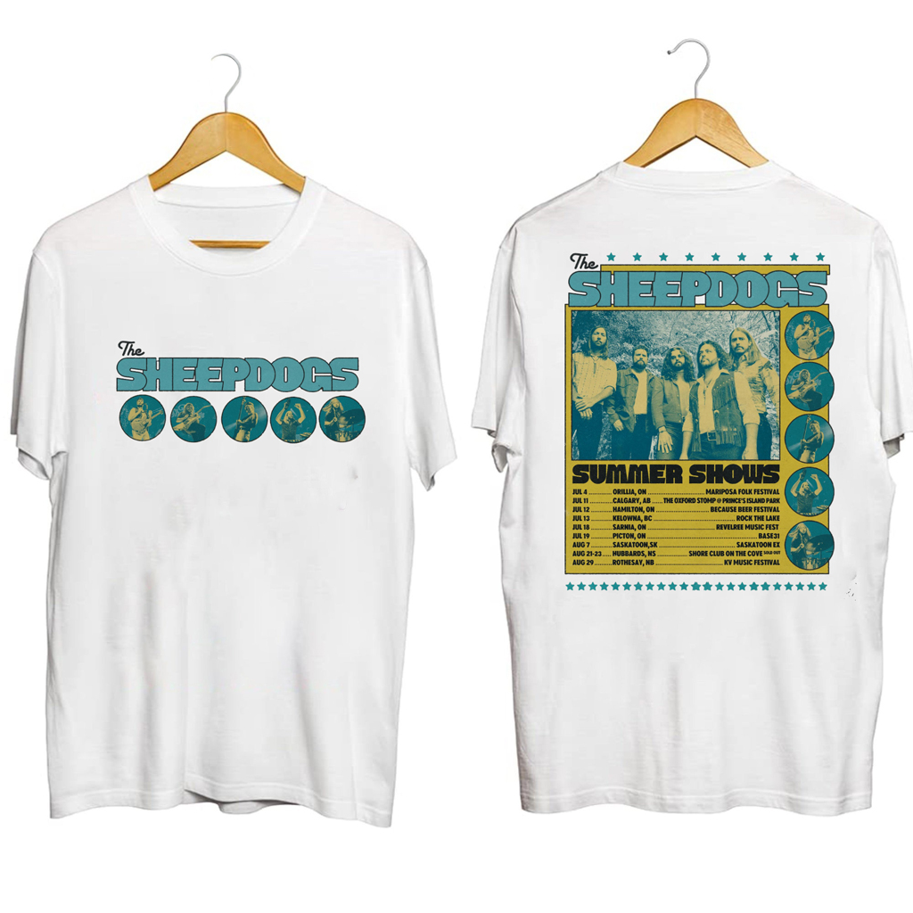 The Sheepdogs Summer Tour Shirt The Sheepdogs Merch Best Gifts For Him