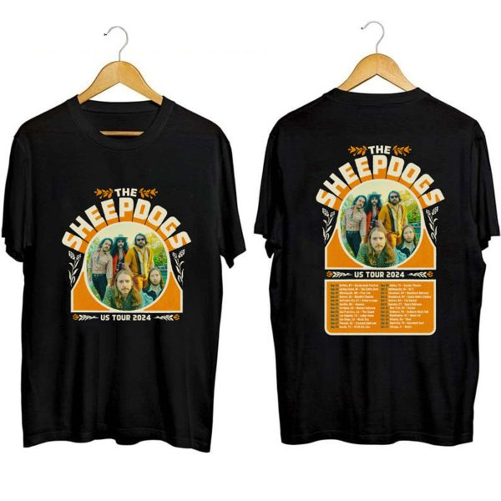 The Sheepdogs US Tour 2024 Shirt The Sheepdogs Merch Unique Gifts For Music Lovers The Sheepdogs US Tour 2024 Shirt The Sheepdogs Merch Unique Gifts For Music Lovers