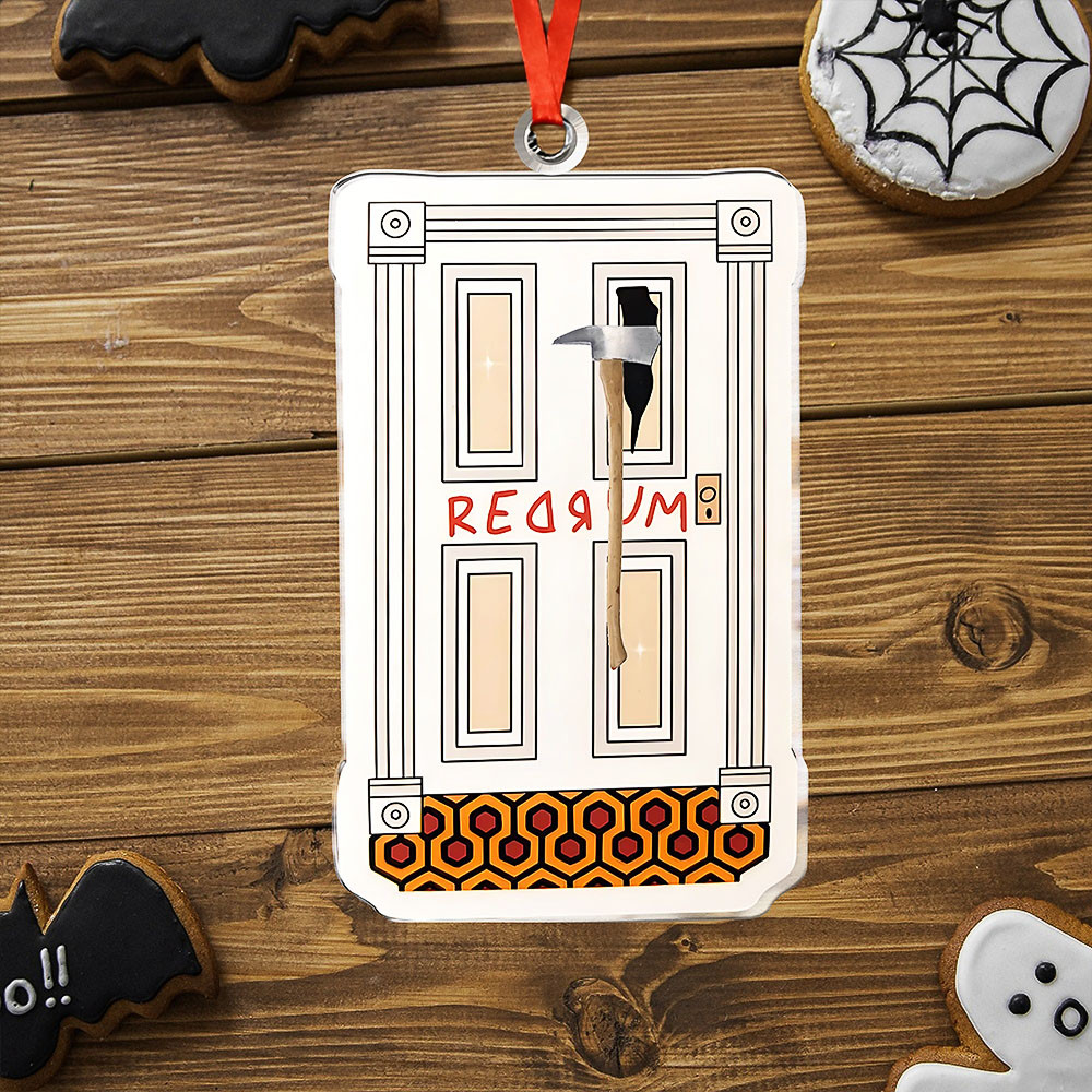 The Shining Redrum Door Horror Acrylic Ornament Gift For Family Members