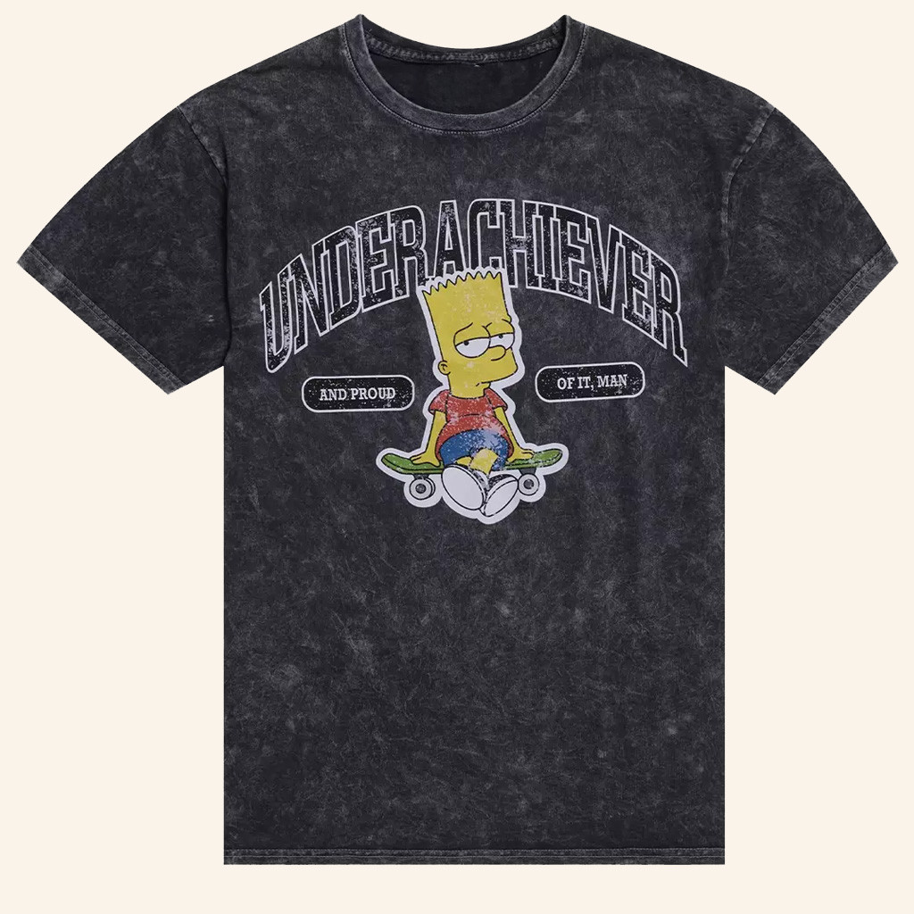 The Simpsons Merch Bart Underachiever T-Shirt Underachiever And Proud Of It Man Shirt Gifts The Simpsons Merch Bart Underachiever T-Shirt Underachiever And Proud Of It Man Shirt Gifts