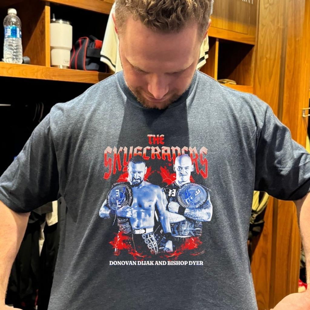 The Skyscrapers Donovan Dijak And Bishop Dyer Championship Fire Shirt