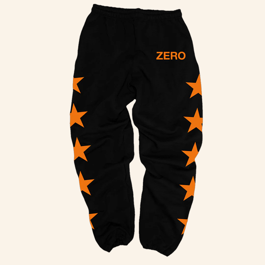 The Smashing Pumpkins Merch Zero Orange Star Sweatpants Gifts Ideas For Him