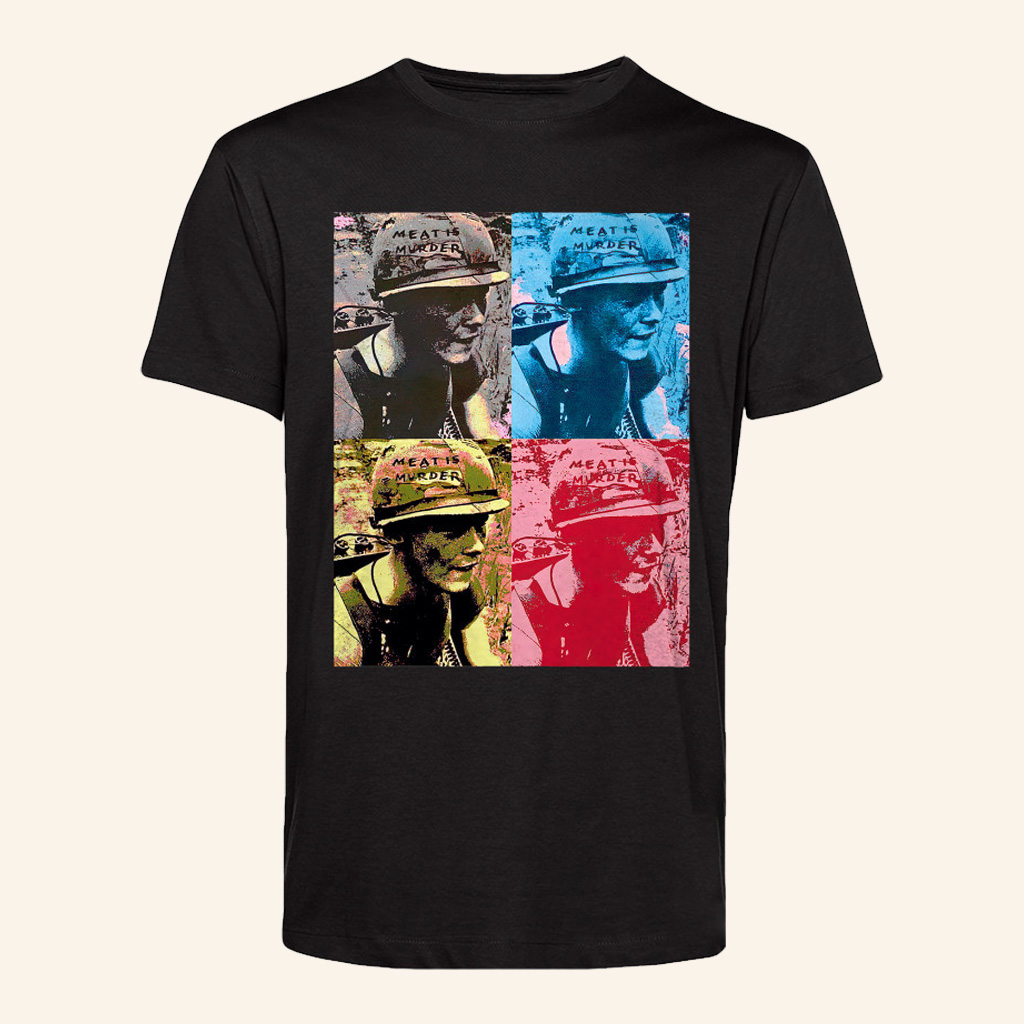 The Smiths Merch Meat Is Murder Warhol T-Shirt Gift For Music Lovers