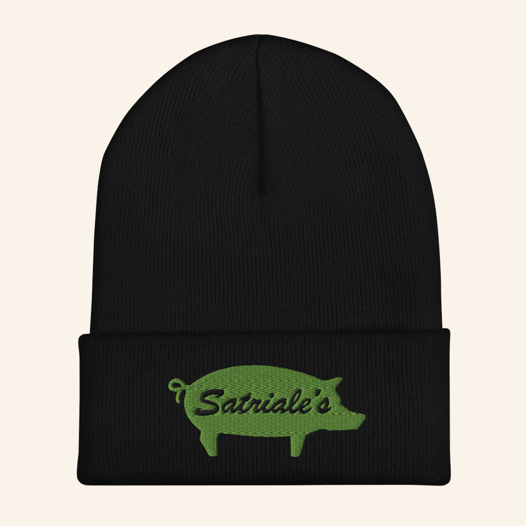 The Sopranos Merch Satriale's Logo Embroidered Beanie Gift Ideas For Husband