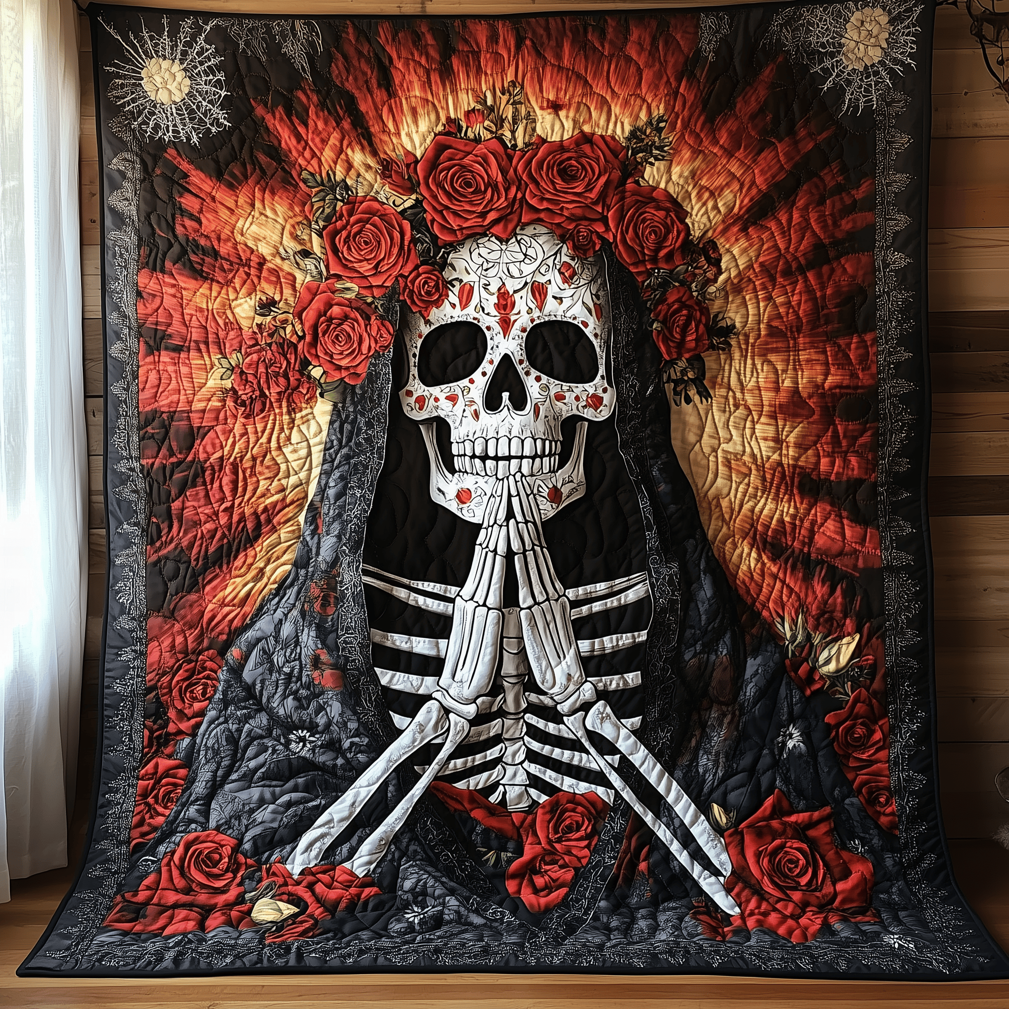 The Spirit Last Prayer Quilted Blanket Christmas Throw Blanket Best Christmas Gifts For Christians