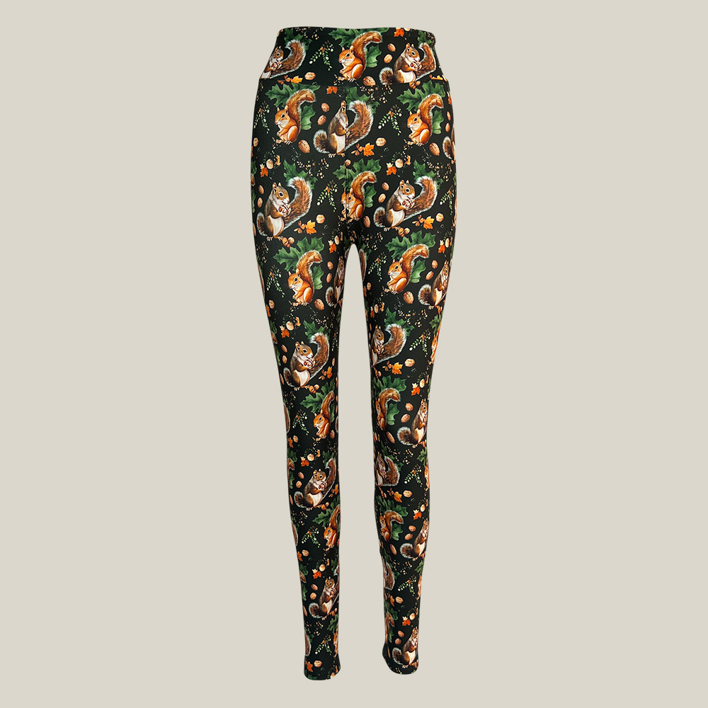 The Squirrel Leggings Animal Themed Exercise Leggings Gifts For Squirrel Lovers