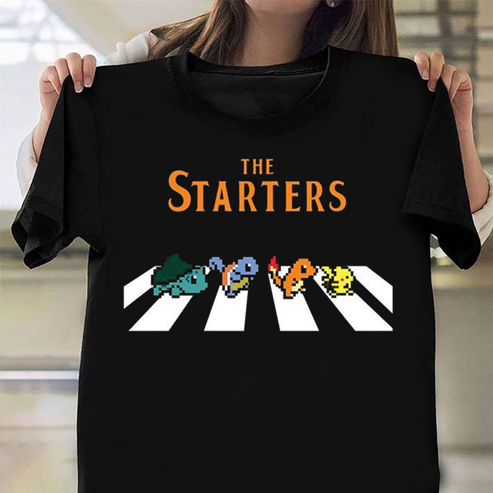 The Starters Pokemon Shirt Pokemon Walking Down The Street T-Shirt