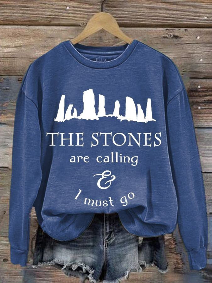 The Stones Are Calling I Must Go Sweatshirt Callanish Stones Sweatshirt Gifts For Her