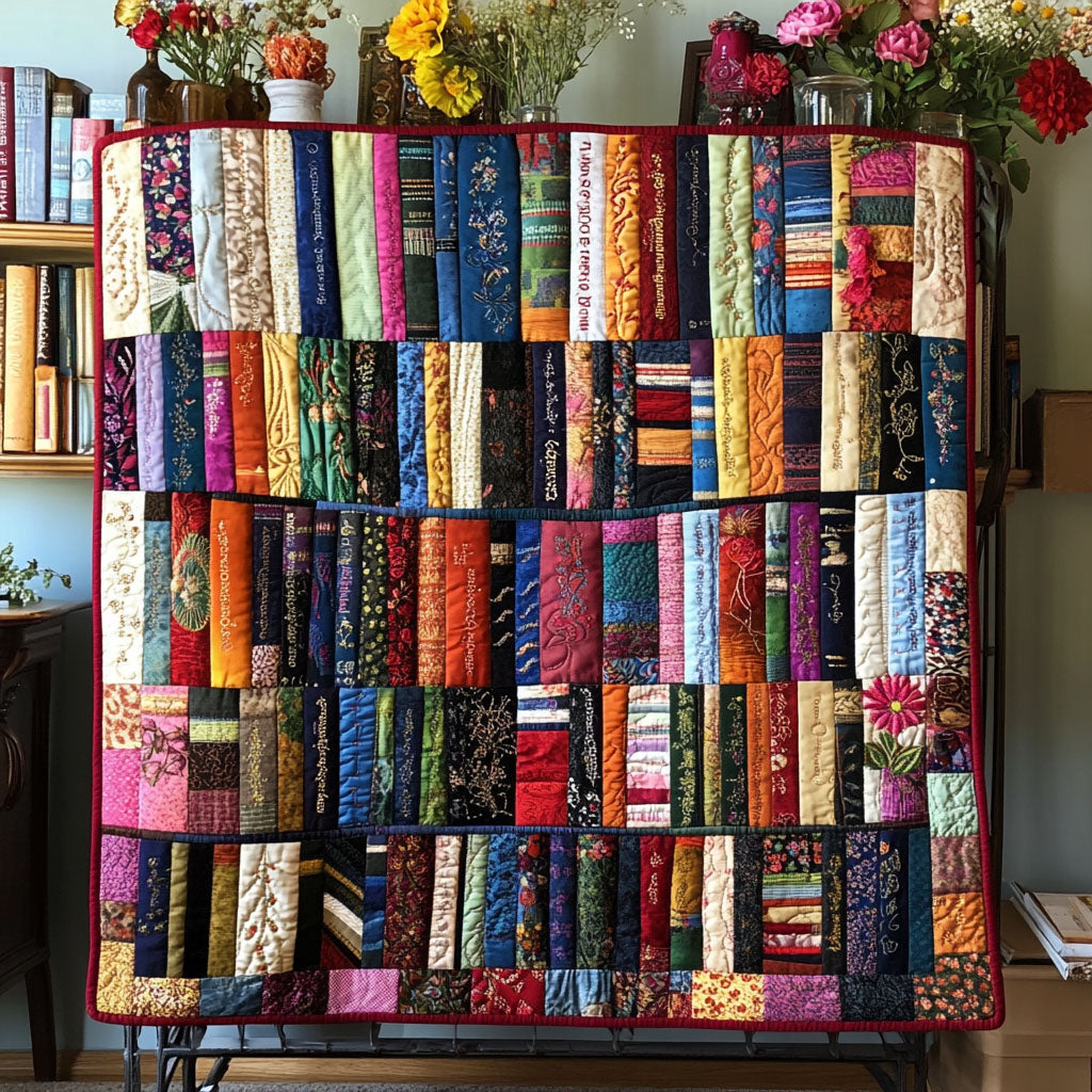 The Story Garden Quilted Blanket Best Throw Blanket Gift For Book Lover