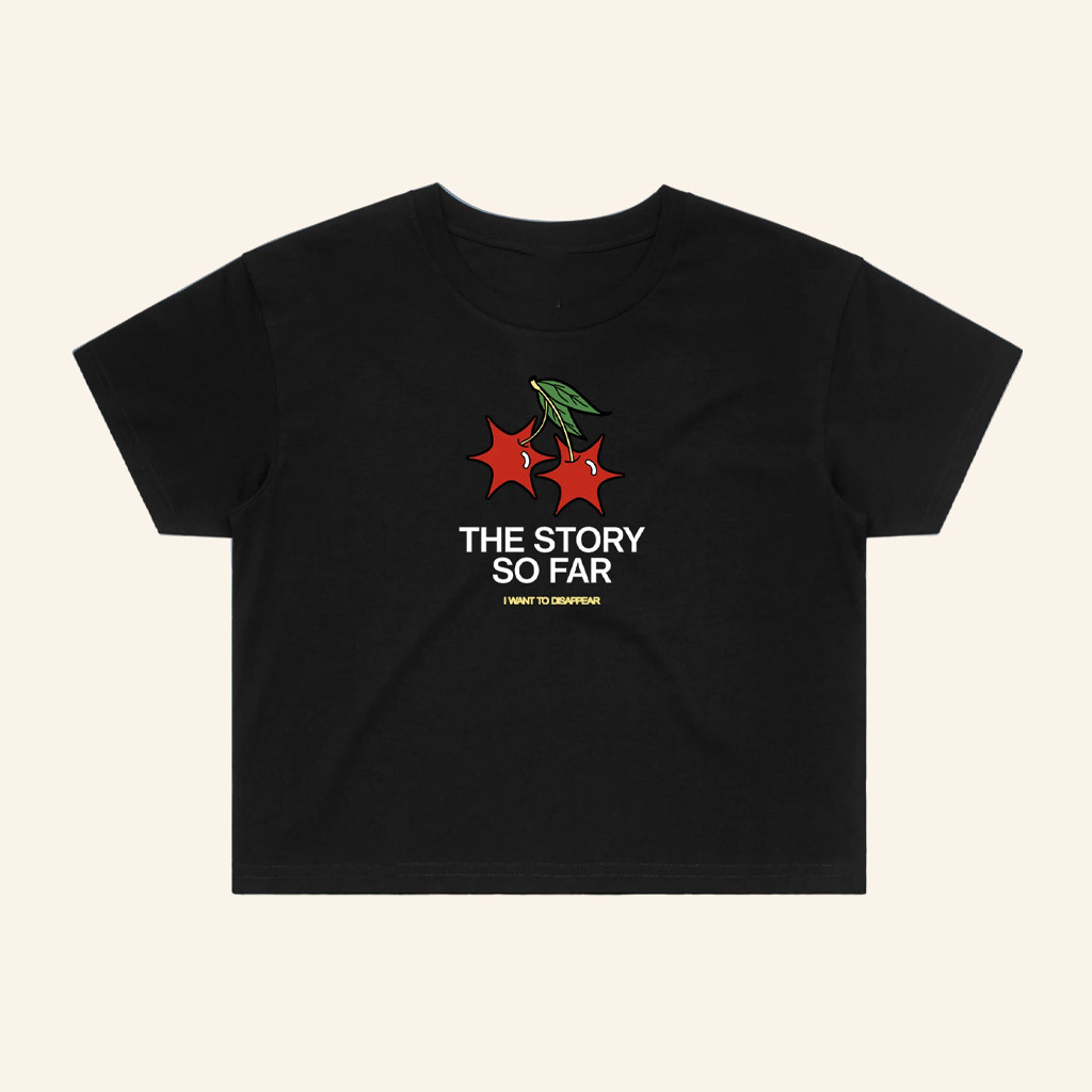 The Story So Far Merch Cherry Cropped T-Shirt Gifts For Pop Fans The Story So Far Merch Cherry Cropped T-Shirt Gifts For Pop Fans