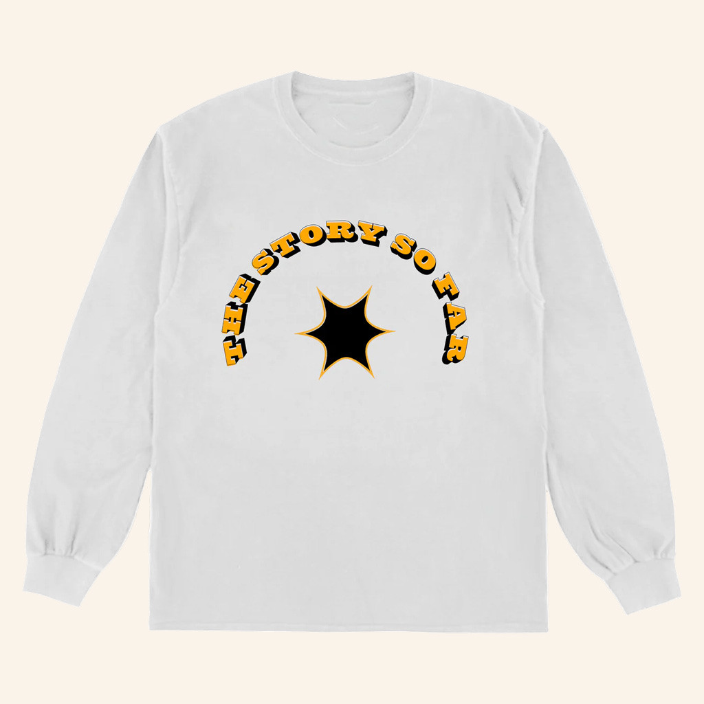 The Story So Far Merch White Arch Poof Long Sleeve T-Shirt TSSF Shirt Gifts For Fans The Story So Far Merch White Arch Poof Long Sleeve T-Shirt TSSF Shirt Gifts For Fans