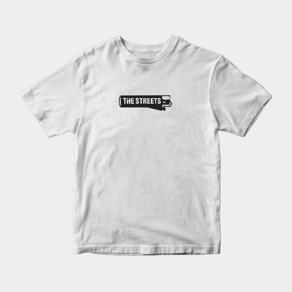 The Streets Merch Lighter Logo White T-Shirt The Streets Shirt Best Gifts For Music Lovers