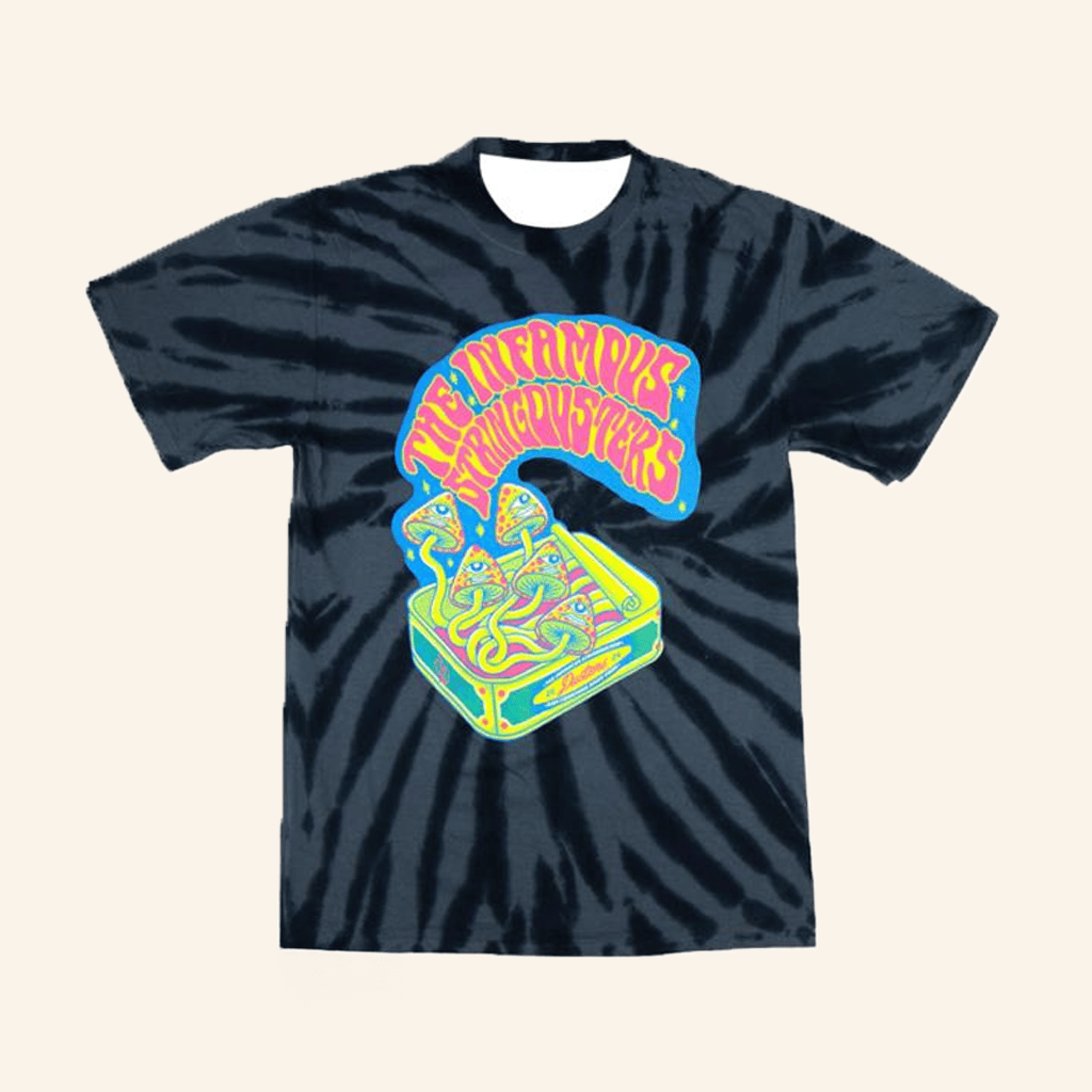 The Stringdusters Merch The Infamous Stringdusters Fungus Tie Dye Shirt Gifts For Dudes