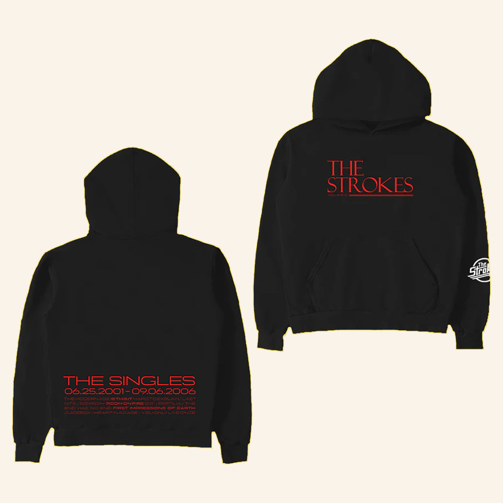 The Strokes Merch The Singles Volume 01 Hoodie Birthday Gift Ideas For Rock Lovers The Strokes Merch The Singles Volume 01 Hoodie Birthday Gift Ideas For Rock Lovers