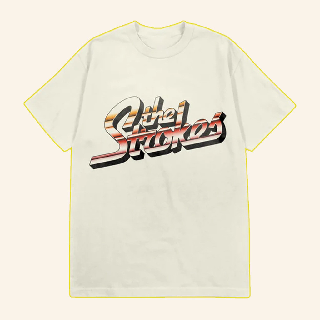 The Strokes Merch The Strokes Striped Logo T-Shirt Husband Christmas Gift Ideas The Strokes Merch The Strokes Striped Logo T-Shirt Husband Christmas Gift Ideas